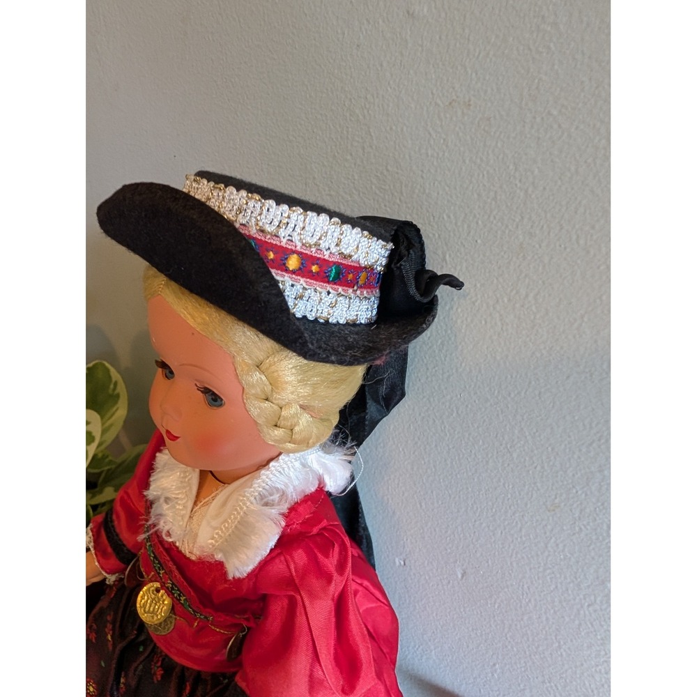 Vintage Original Schmider Trachten Doll Western Germany Folk Costume 10 Inch - Picture 3 of 16